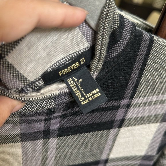 Plaid Long Dress - Picture 5 of 5